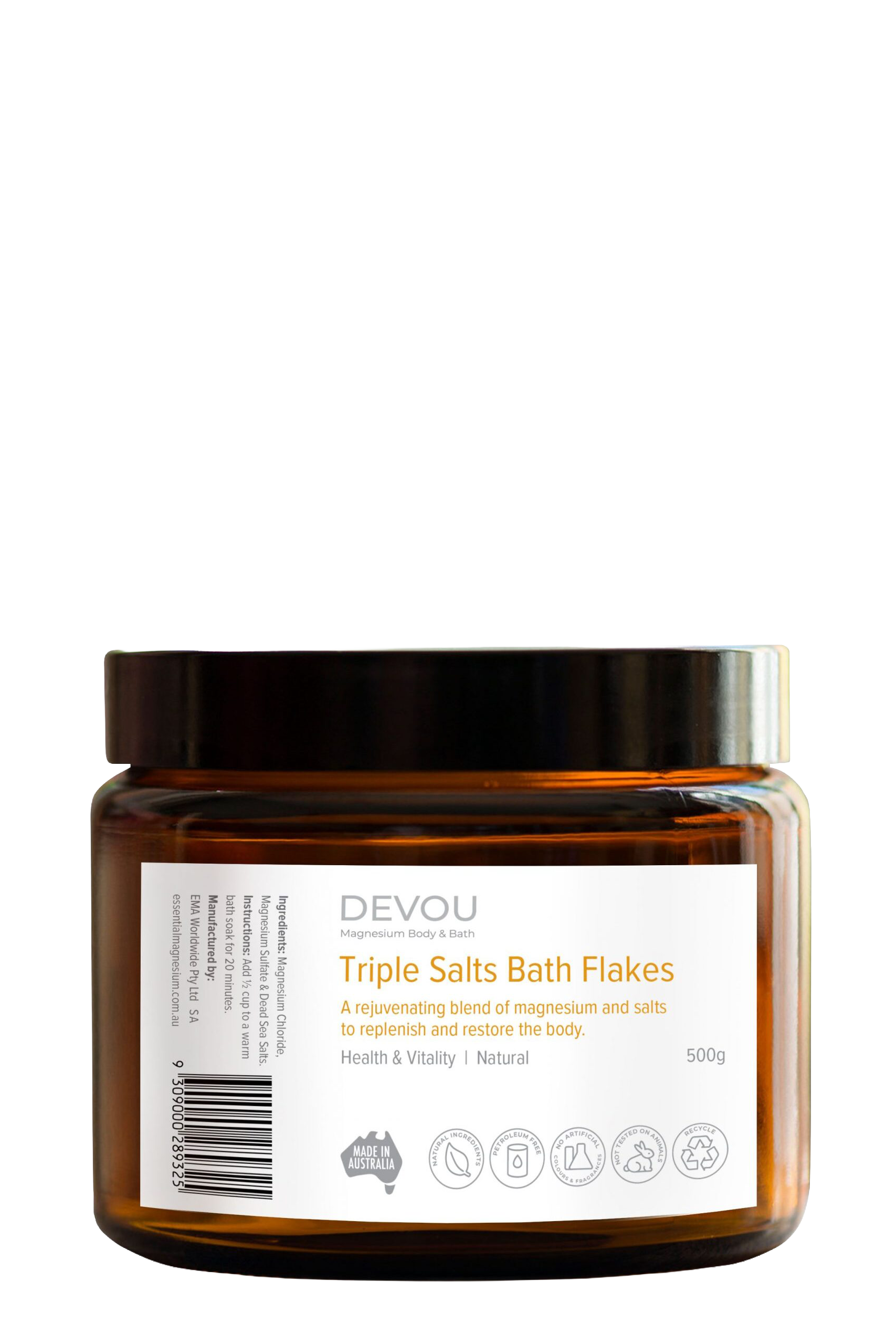 DEVOU-Triple-Salts-Bath-Flakes-500g-Magnesium--scaled