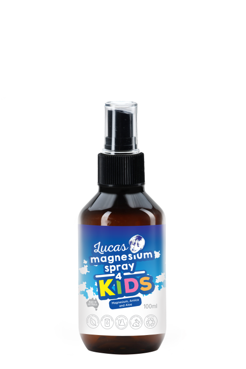 Magnesium Spray for KIDS is specifically formulated for children. Magnesium Spray is gentle on the skin, helps kids relax and supports sore tired muscles.