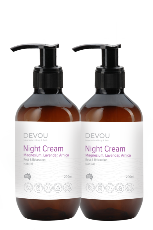 DEVOU-Night-Cream-200ml-Magnesium-bundle