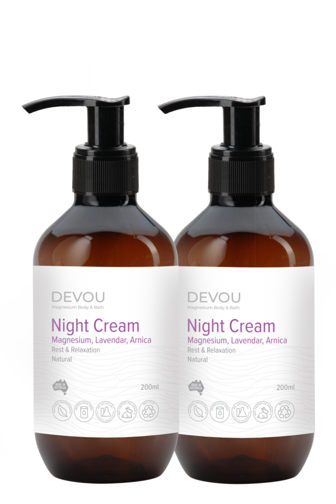 DEVOU-Night-Cream-200ml-Magnesium-bundle