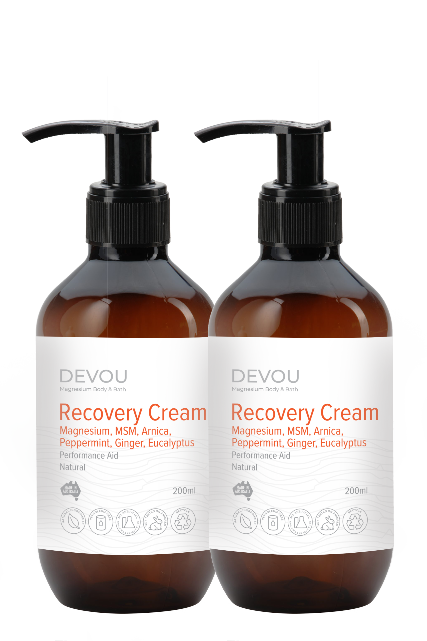 DEVOU-Recovery-Cream-200ml-Magnesium-duo