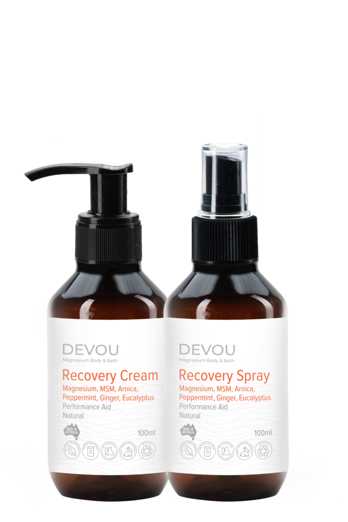 DEVOU-Recovery-Cream-Spray-Duo-100ml-Magnesium