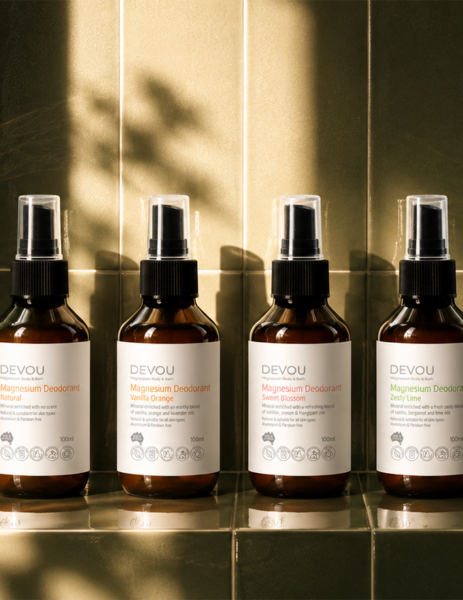 Premium Magnesium Devou Natural Deodorants | Skincare